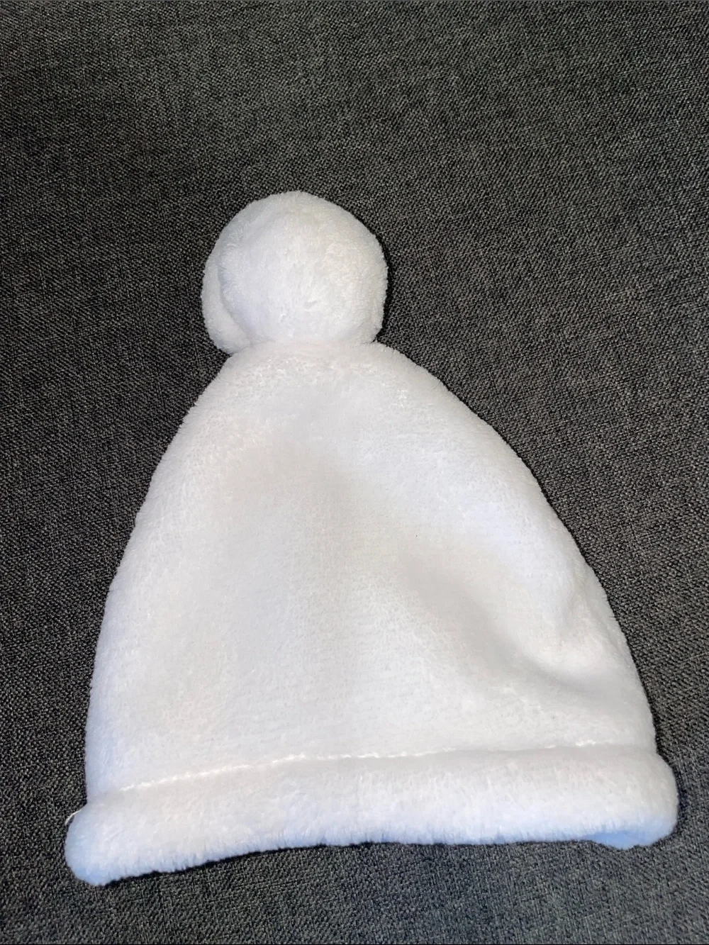 Baby Starters White Fleece Snowman One-Piece with Hat